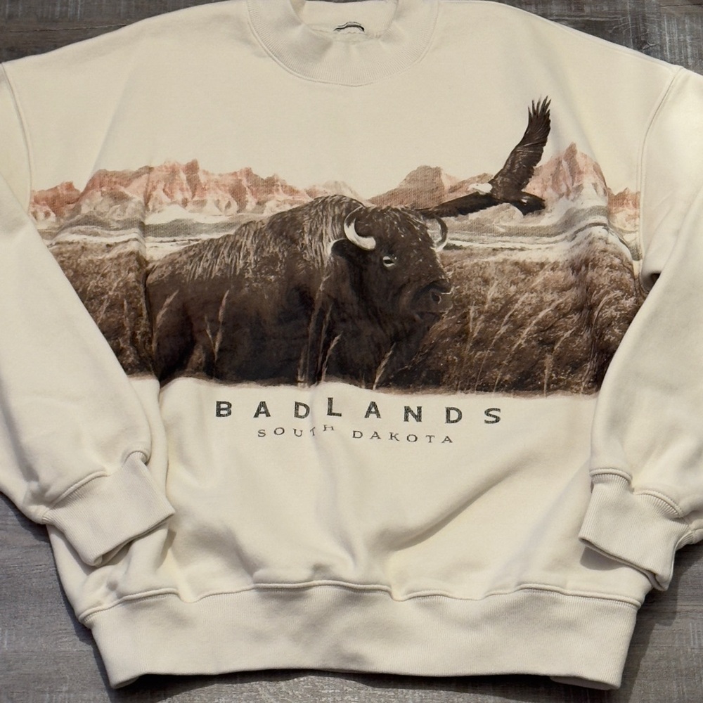 ABERCROMBIE & FITCH BADLANDS CREWNECK